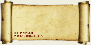 Ana Jačović vizit kartica